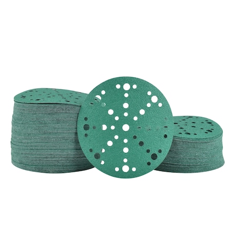 Legit Grit 6 inch Sand paper Disc, 49-Hole, 60 Grit, 150PK LG6-4960-150